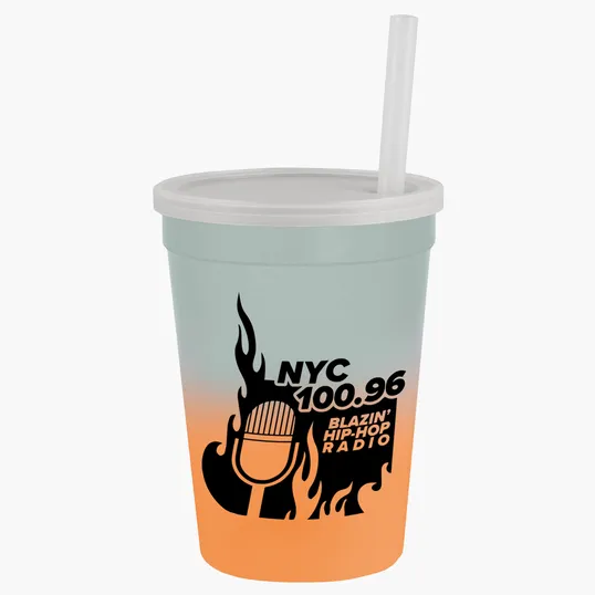 Garyline® Cups-on-the-Go Color-Changing Sport Sipper, 12 oz. — view 3