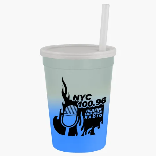 Garyline® Cups-on-the-Go Color-Changing Sport Sipper, 12 oz.
