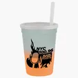 Garyline® Cups-on-the-Go Color-Changing Sport Sipper, 12 oz. — view 3