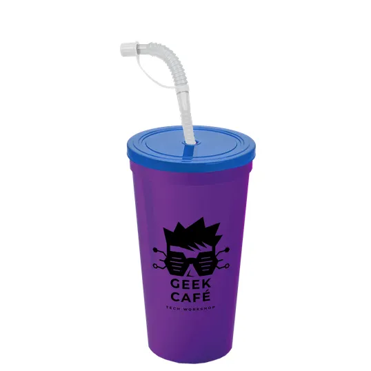 Garyline® Sport Sipper Cup with Straw Lid - 24 oz. — view 63