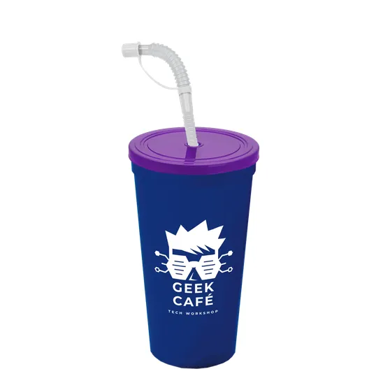 Garyline® Sport Sipper Cup with Straw Lid - 24 oz. — view 125