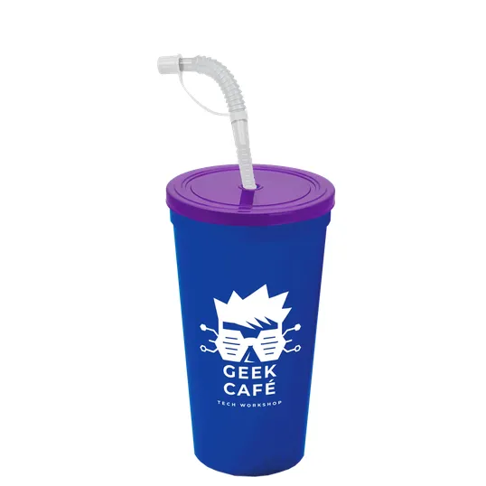 Garyline® Sport Sipper Cup with Straw Lid, 24 oz. — view 159