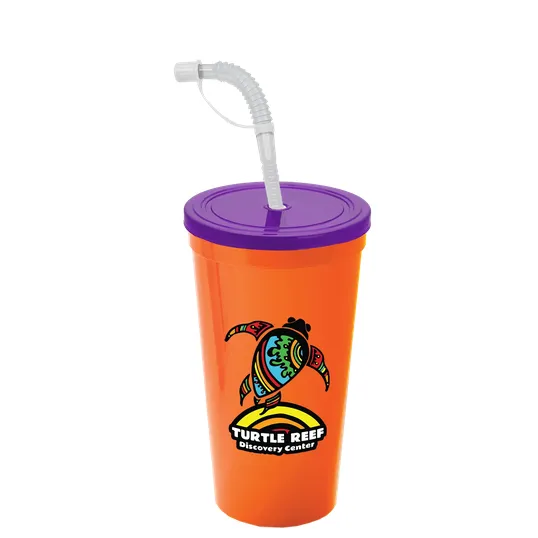Garyline® Sport Sipper Cup with Straw Lid, 24 oz. — view 139