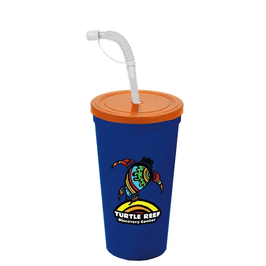 Garyline® Sport Sipper Cup with Straw Lid - 24 oz. — view 122