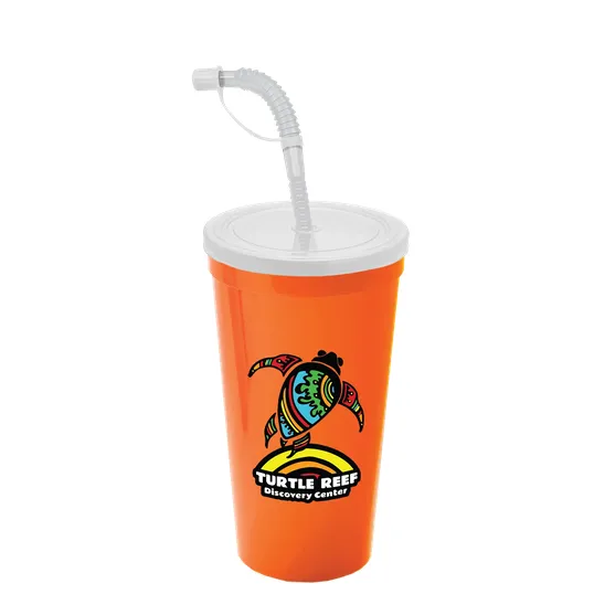 Garyline® Sport Sipper Cup with Straw Lid - 24 oz. — view 128