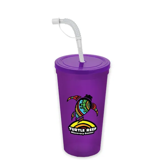 Garyline® Sport Sipper Cup with Straw Lid - 24 oz. — view 55