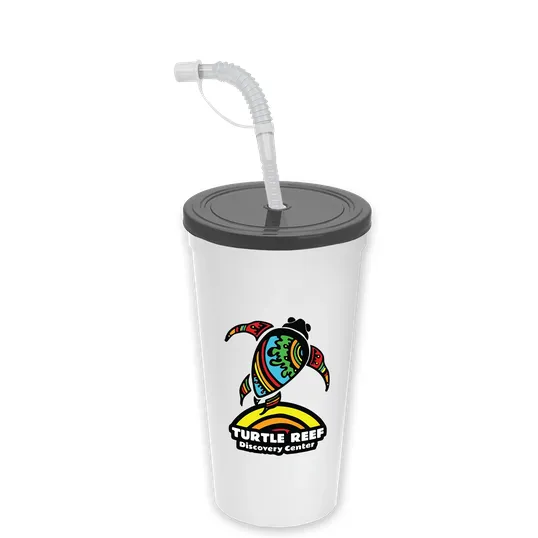 Garyline® Sport Sipper Cup with Straw Lid - 24 oz. — view 77