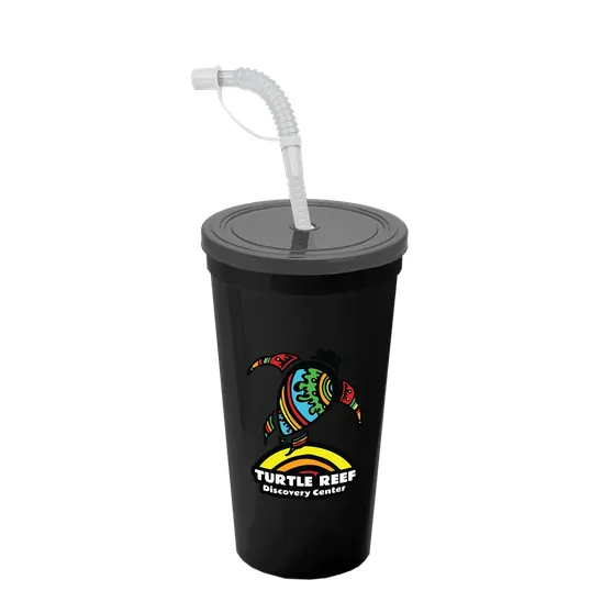 Garyline® Sport Sipper Cup with Straw Lid - 24 oz. — view 13