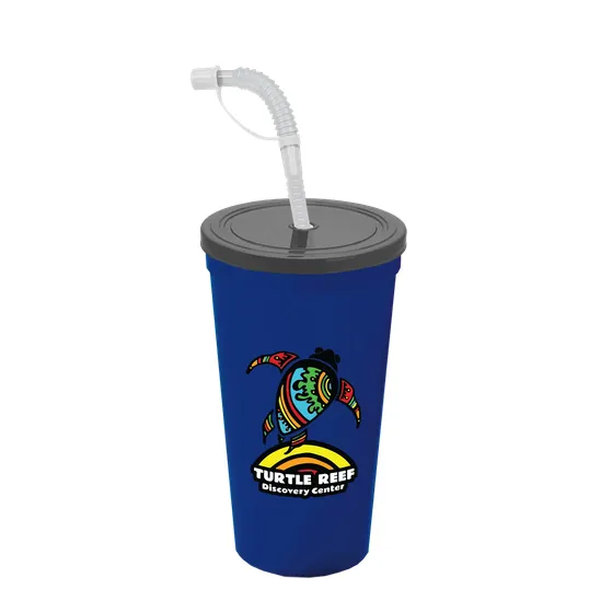 Garyline® Sport Sipper Cup with Straw Lid - 24 oz. — view 117