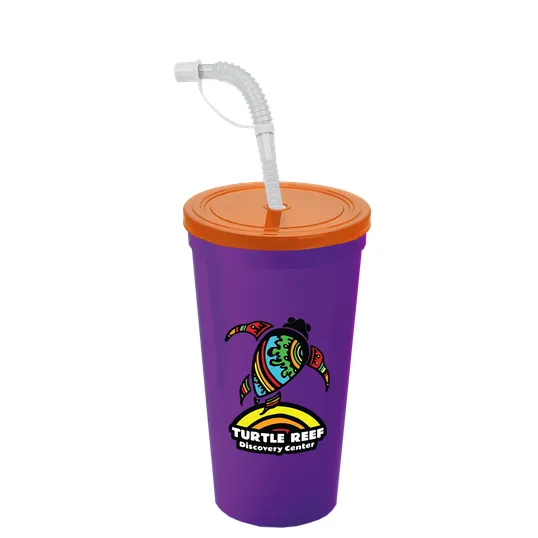Garyline® Sport Sipper Cup with Straw Lid - 24 oz. — view 58