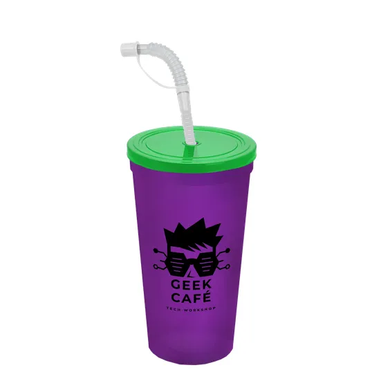 Garyline® Sport Sipper Cup with Straw Lid - 24 oz. — view 42