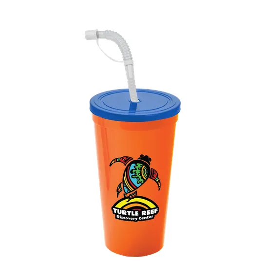 Garyline® Sport Sipper Cup with Straw Lid - 24 oz. — view 132