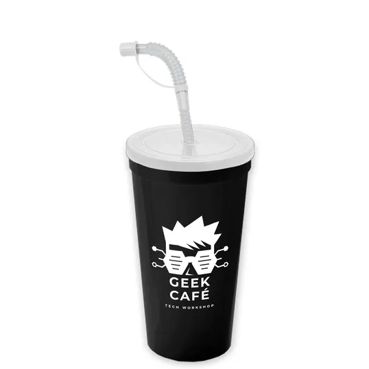 Garyline® Sport Sipper Cup with Straw Lid - 24 oz. — view 10
