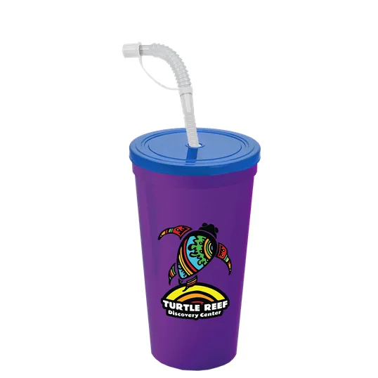 Garyline® Sport Sipper Cup with Straw Lid - 24 oz. — view 64