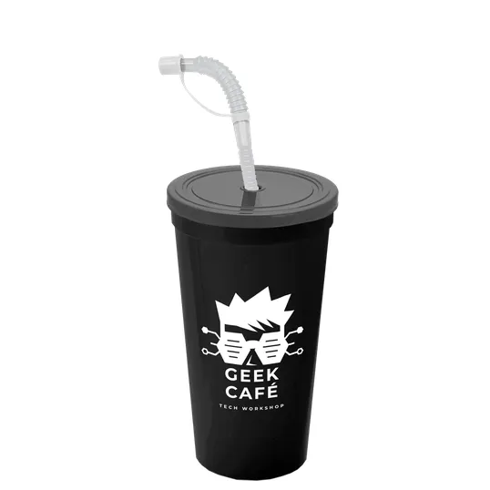 Garyline® Sport Sipper Cup with Straw Lid - 24 oz. — view 12