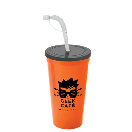 Garyline® Sport Sipper Cup with Straw Lid - 24 oz. — view 129