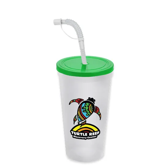Garyline® Sport Sipper Cup with Straw Lid - 24 oz. — view 97