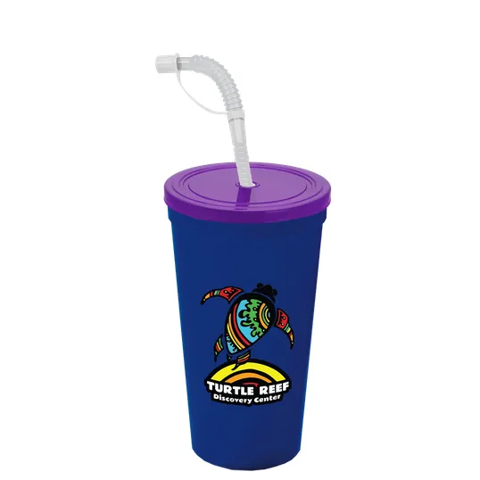 Garyline® Sport Sipper Cup with Straw Lid - 24 oz. — view 126