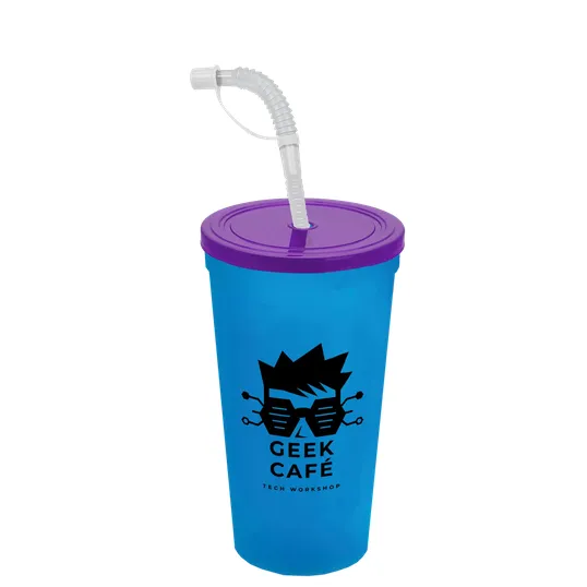 Garyline® Sport Sipper Cup with Straw Lid, 24 oz. — view 169