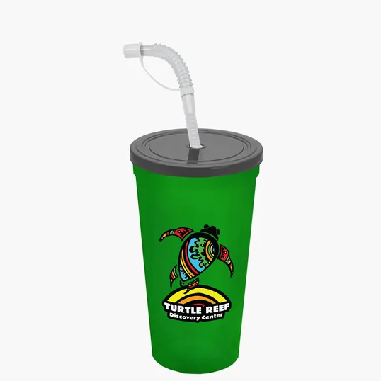 Garyline® Sport Sipper Cup with Straw Lid, 24 oz. — view 174