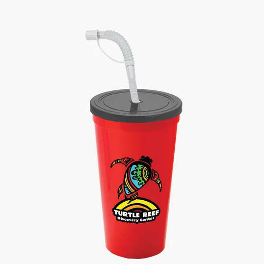 Garyline® Sport Sipper Cup with Straw Lid, 24 oz. — view 190
