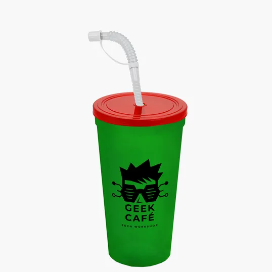 Garyline® Sport Sipper Cup with Straw Lid, 24 oz. — view 180