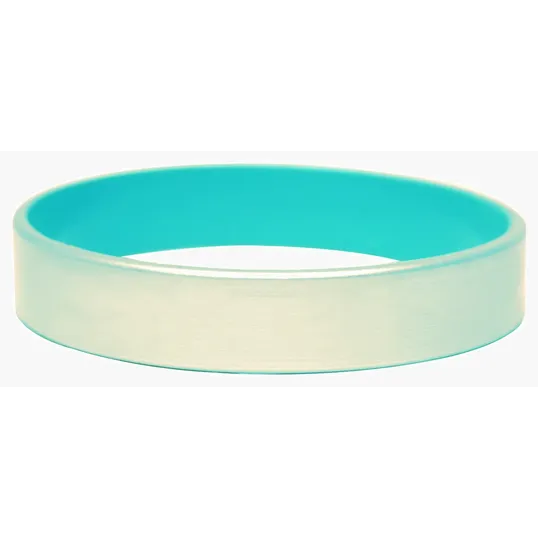 Silver Silicone Bracelets — view 2