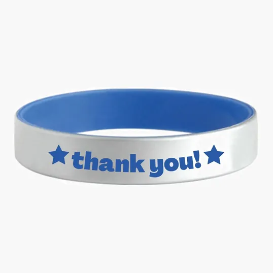 Silver Silicone Bracelets — view 9
