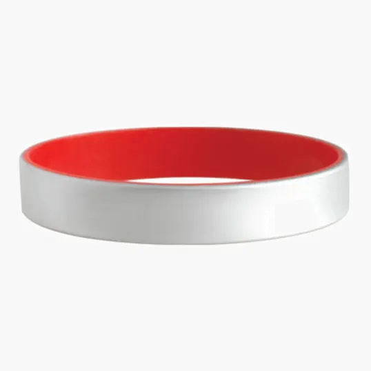 Silver Silicone Bracelets — view 4