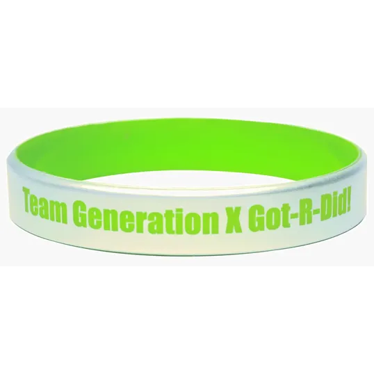 Silver Silicone Bracelets — view 10