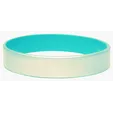 Silver Silicone Bracelets — view 2