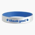 Silver Silicone Bracelets — view 9