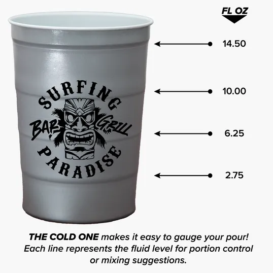 Garyline® The Cold One Steel Chill Party Cup, 16 oz.