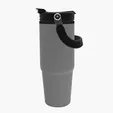 Garyline® Odyssey Stainless Steel Bottle with 2-in-1 Flip-Straw Lid, 30 oz. — view 2
