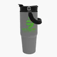 Garyline® Odyssey Stainless Steel Bottle with 2-in-1 Flip-Straw Lid, 30 oz. — view 8