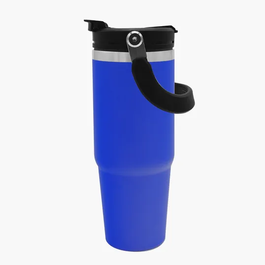 Garyline® Bravo Stainless Steel Bottle with 2-in-1 Flip-Straw Lid, 30 oz. — view 3
