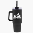 Garyline® Roam Stainless Steel Handle Mug with Straw, 40 oz. — view 5