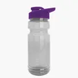 Garyline® Trainer Clear Bottle with Drink-Thru Lid, 24 oz. — view 2