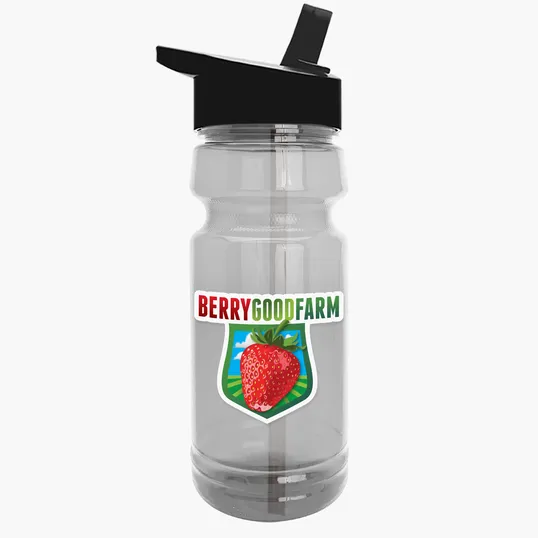 Garyline® Trainer Clear Bottle with Flip-Straw Lid, 24 oz. — view 13
