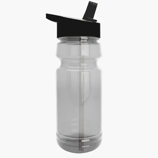 Garyline® Trainer Clear Bottle with Flip-Straw Lid, 24 oz.