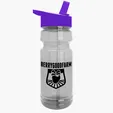 Garyline® Trainer Clear Bottle with Flip-Straw Lid, 24 oz. — view 31