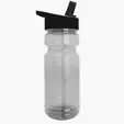 Garyline® Trainer Clear Bottle with Flip-Straw Lid, 24 oz.