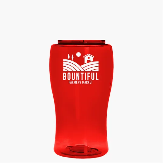 Garyline® Poly+ Jr. Bottle with Push-Pull Lid, 18 oz. — view 100
