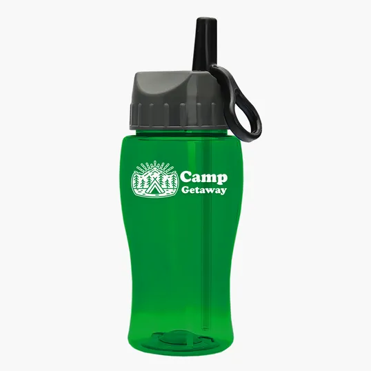 Garyline® Poly+ Jr. Bottle with Ring-Straw Lid, 18 oz. — view 7