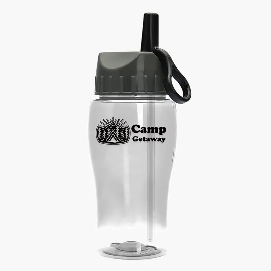Garyline® Poly+ Jr. Bottle with Ring-Straw Lid, 18 oz. — view 8