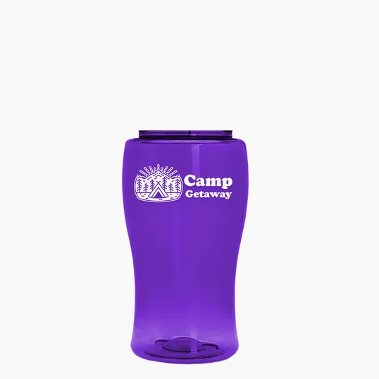 Garyline® Poly+ Jr. Bottle with Ring-Straw Lid, 18 oz. — view 18