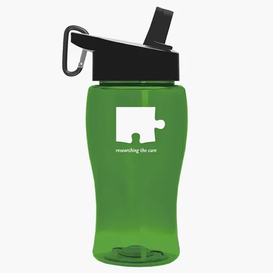 Garyline® Poly+ Jr. Transparent Bottle with Flip-Straw Lid, 18 oz. — view 65