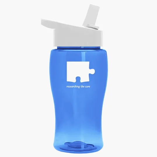 Garyline® Poly+ Jr. Transparent Bottle with Flip-Straw Lid, 18 oz. — view 54
