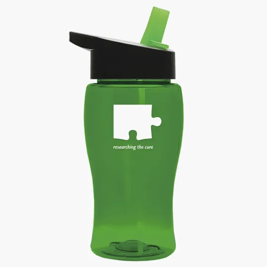 Garyline® Poly+ Jr. Transparent Bottle with Flip-Straw Lid, 18 oz. — view 67