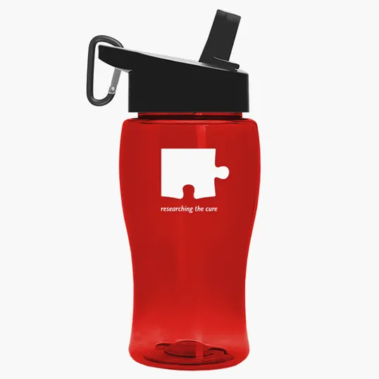 Garyline® Poly+ Jr. Transparent Bottle with Flip-Straw Lid, 18 oz. — view 69